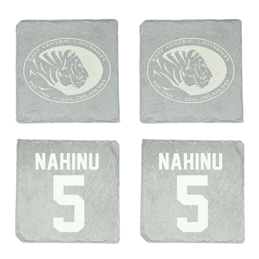 East Central University Volleyball Stone Coaster (4 Pack)  - #5 Angel Nahinu