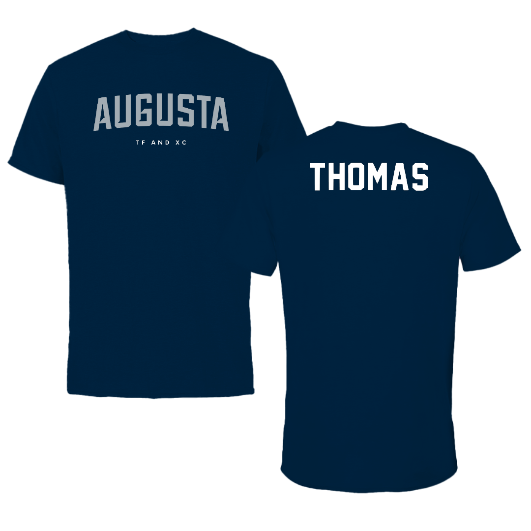 Augusta University TF and XC Navy Tee - Trent Thomas