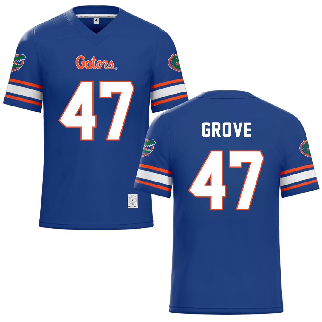 University of Florida Blue Lacrosse Jersey - #47 Sara Grove