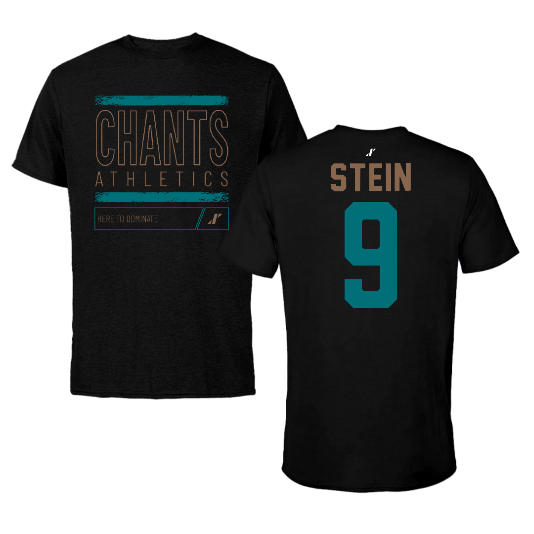 Coastal Carolina University Beach Volleyball Black Dominate Performance Tee - #9 Jillian Stein