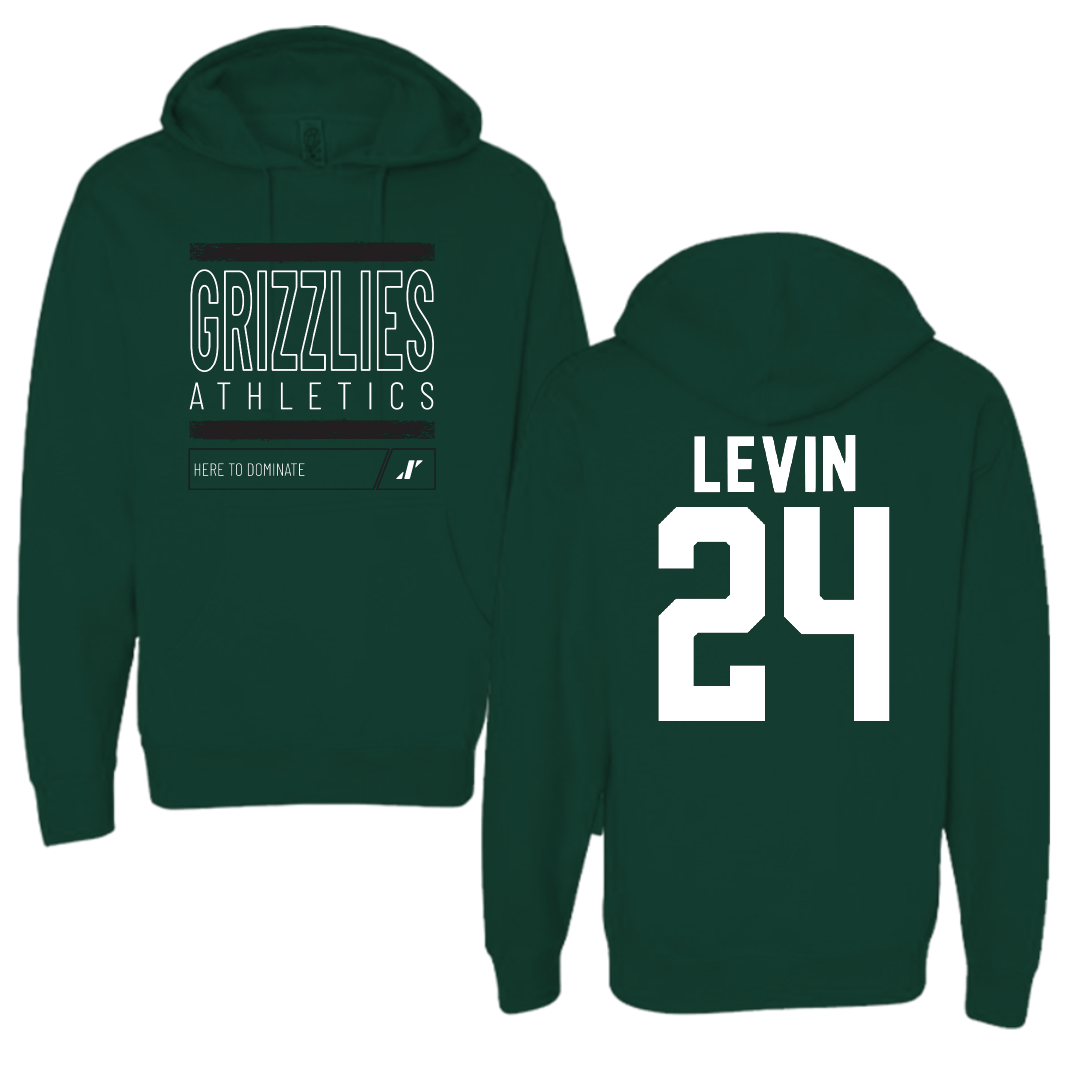 Adams State University Soccer Forest Green Dominate Hoodie - #24 Denali Levin