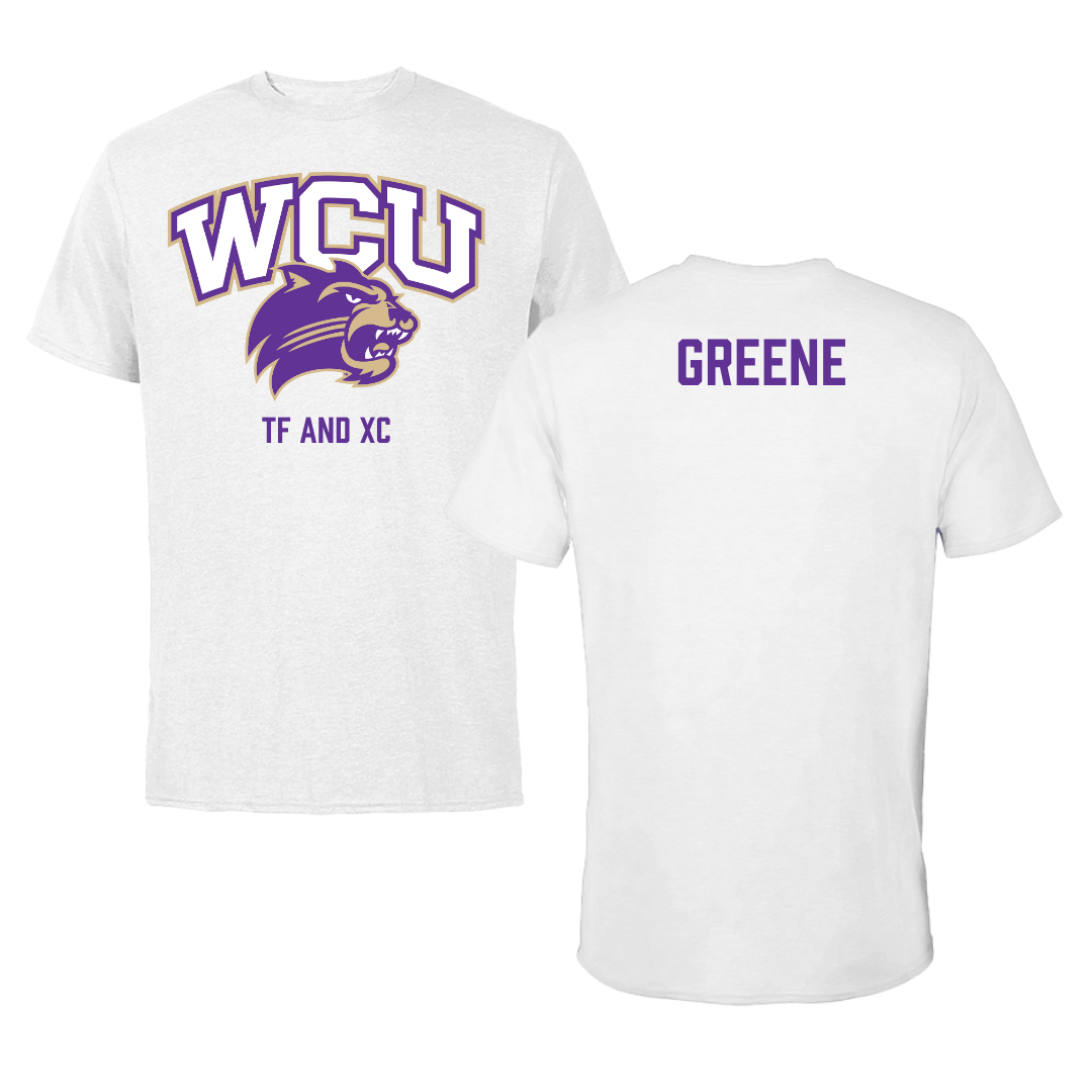 Western Carolina University TF and XC White Tee - Jasmine Greene