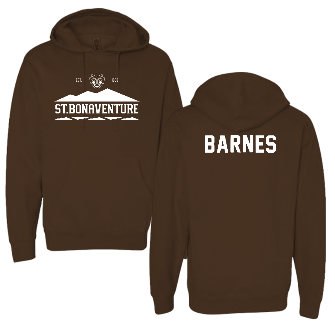 St. Bonaventure University Tennis Brown General Hoodie - Kelly Barnes