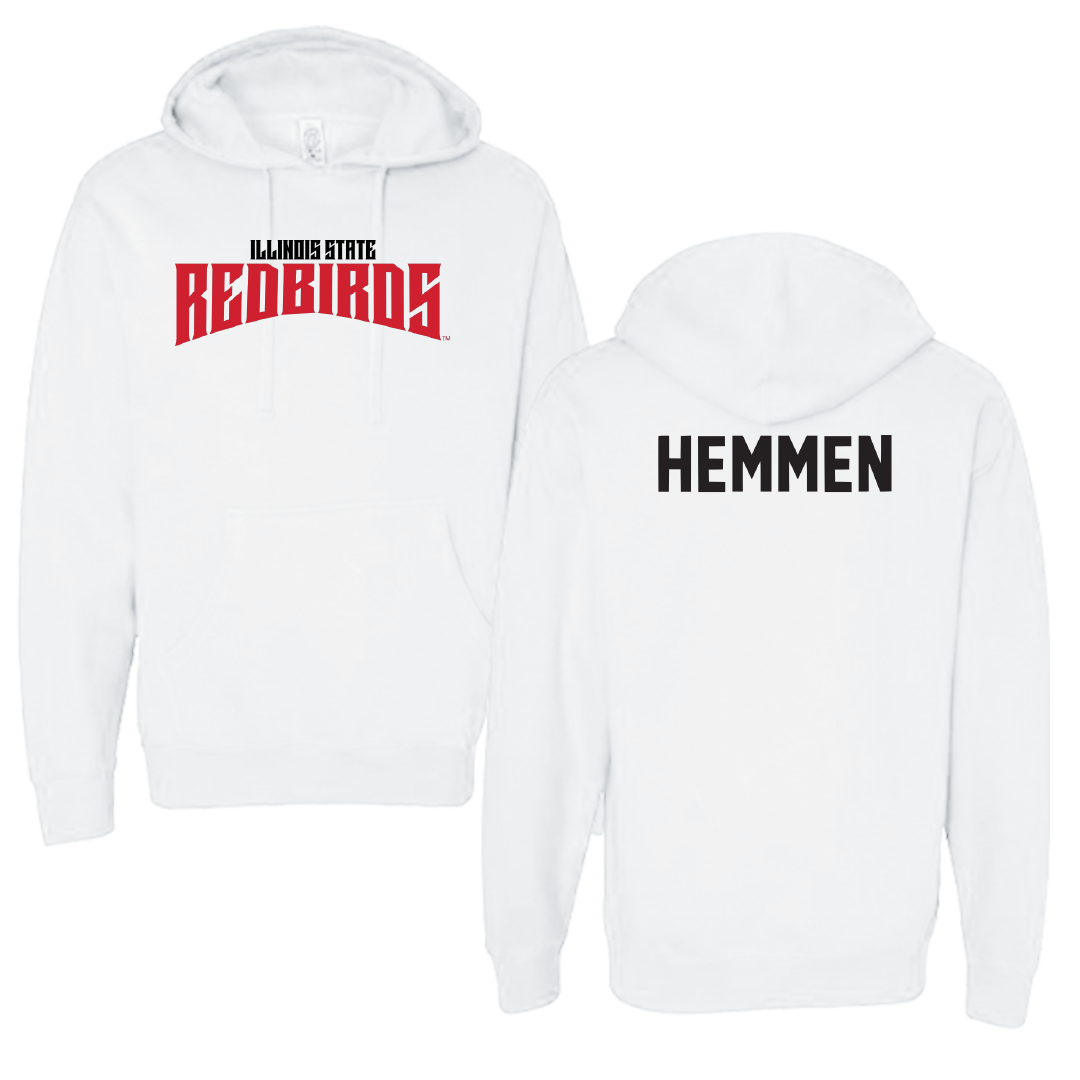 Illinois State University Track and Field White Classic Hoodie - Isabelle Hemmen