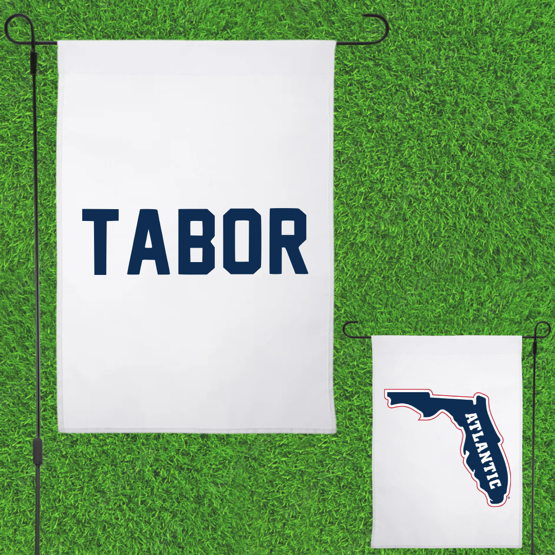 Florida Atlantic University Cheer White Garden Flag - Jessica Tabor