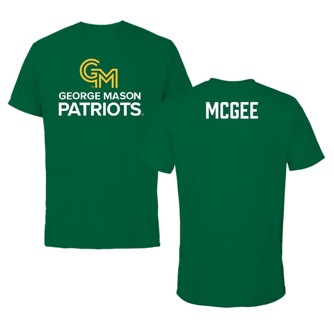 George Mason University Wrestling Green Patriots Performance Tee - DJ McGee