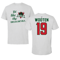 Mississippi Valley State University Volleyball Light Gray Be Like Us Performance Tee - #19 Taylor Wooten