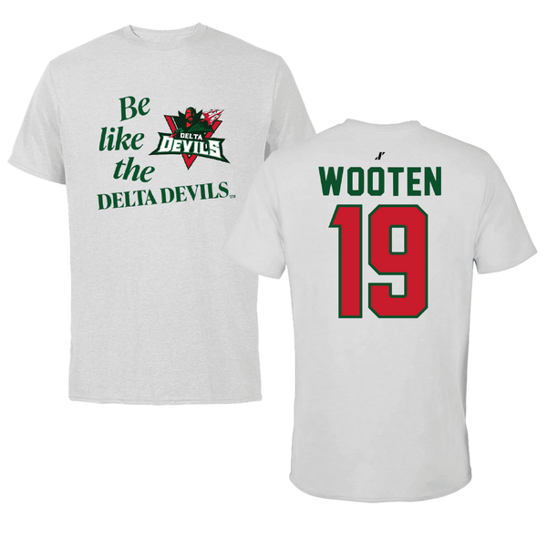 Mississippi Valley State University Volleyball Light Gray Be Like Us Performance Tee - #19 Taylor Wooten