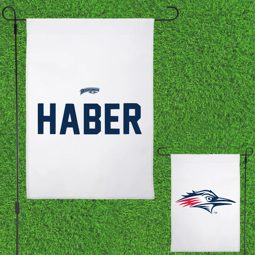 Metropolitan State University of Denver Tennis White Garden Flag - Hanna Haber
