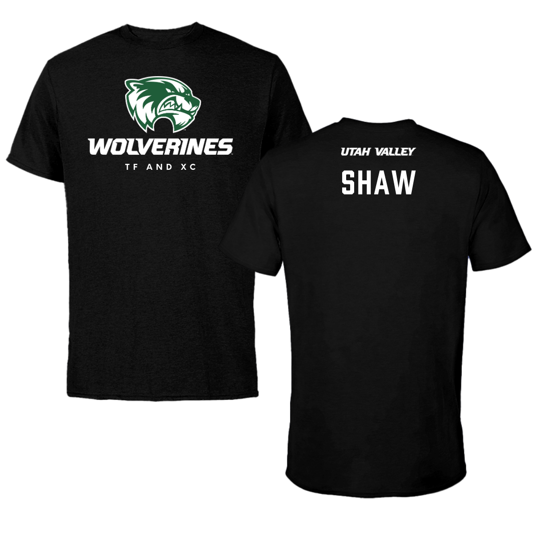 Utah Valley University TF and XC Black Mascot Tee - Elyssa Shaw