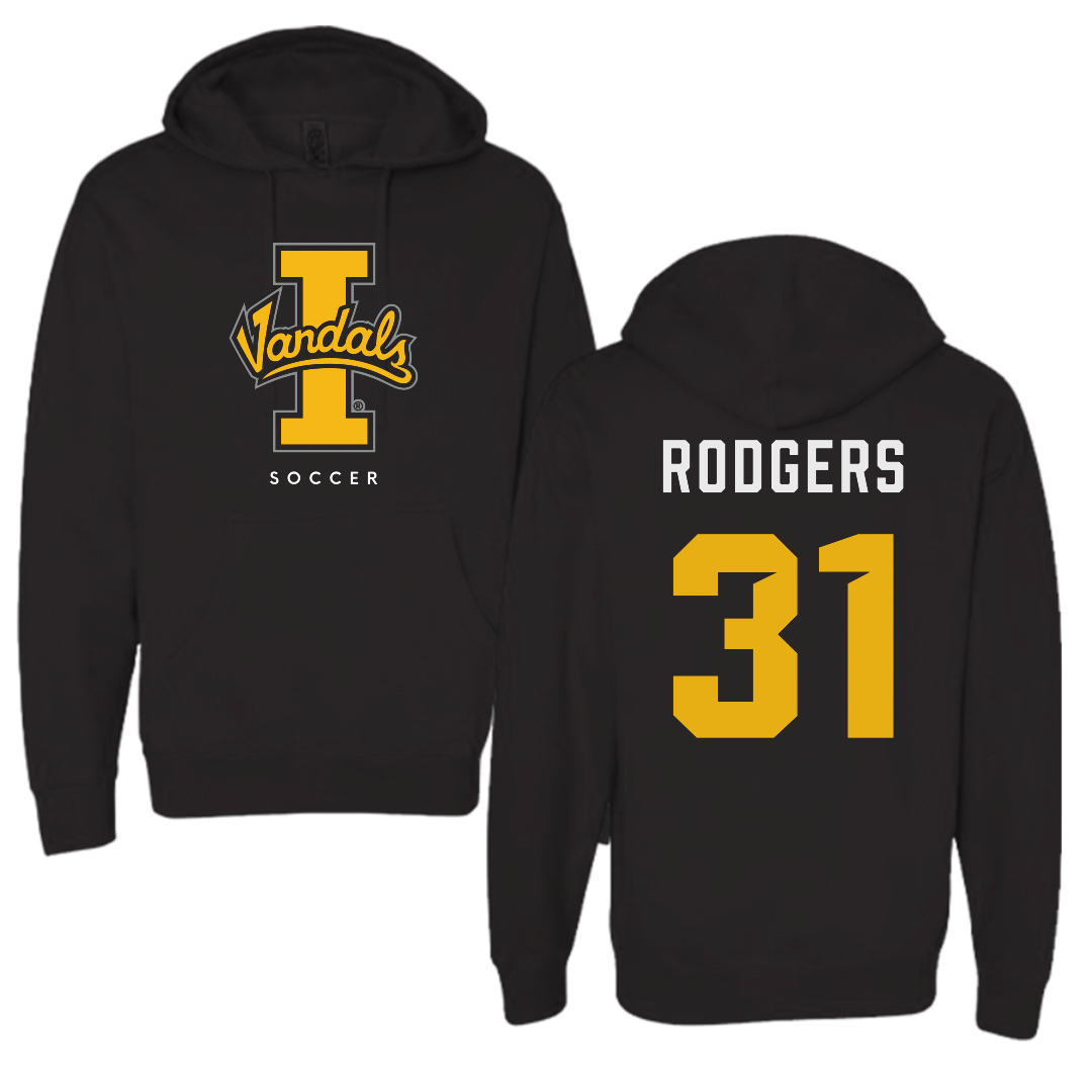 University of Idaho Soccer Black Vandals Hoodie - #31 Sara Rodgers