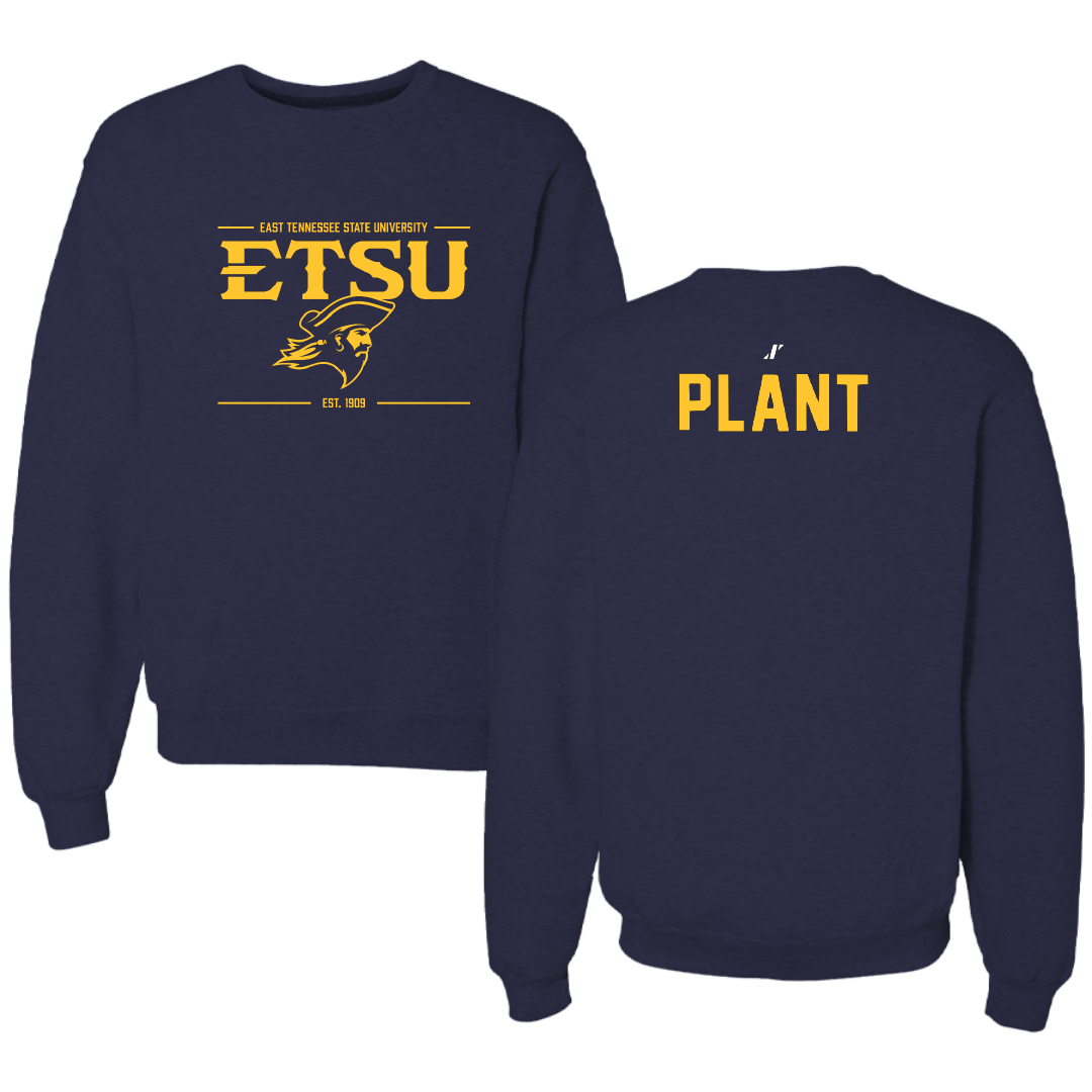 East Tennessee State University Triathlon Navy General Crewneck - Sarah Plant