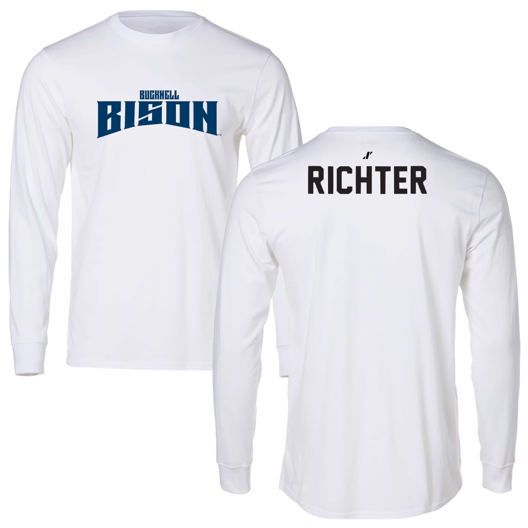 Bucknell University Golf White Classic Performance Long Sleeve - Paige Richter