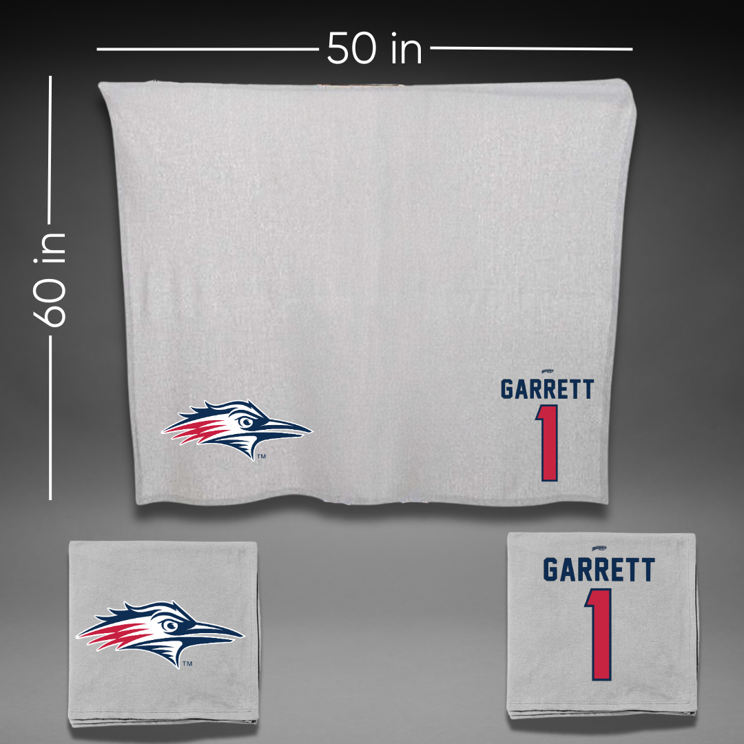 Metropolitan State University of Denver Basketball Gray Blanket - #1 KJ Garrett