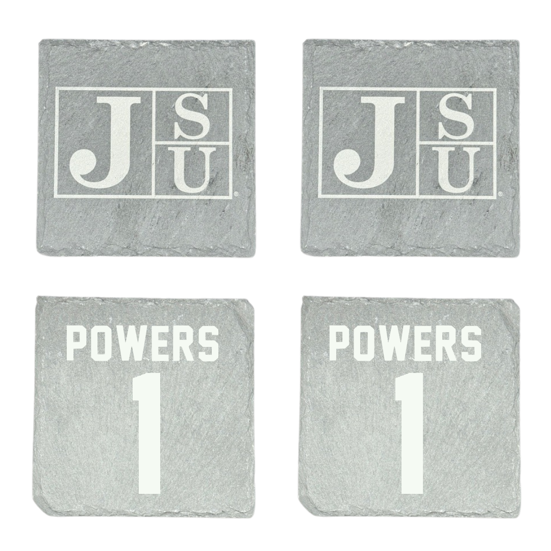 Jackson State University Football Stone Coaster (4 Pack)  - #1 Rico Powers