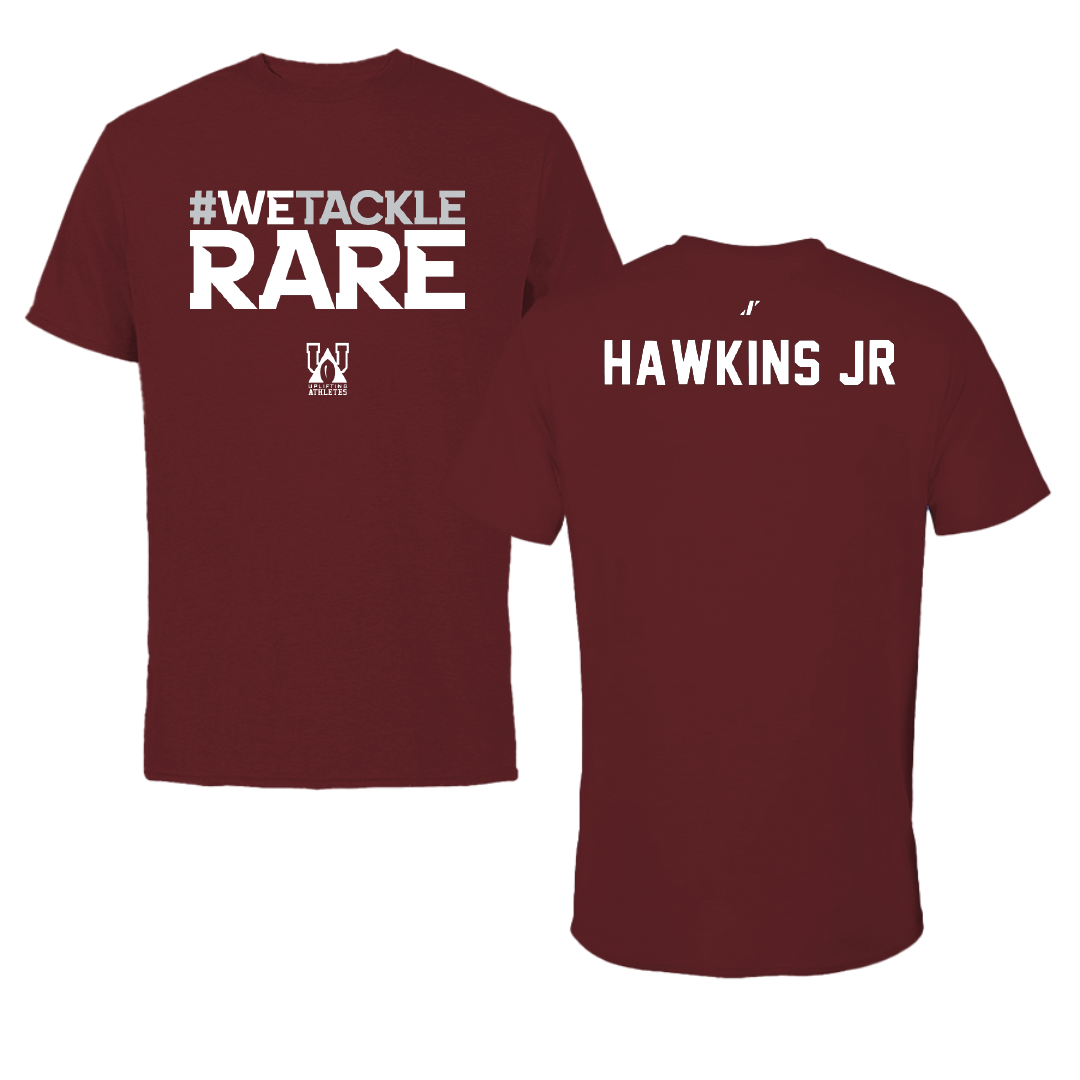 Mississippi State University TF and XC Maroon Uplifting Athletes Performance Tee - Sherman Hawkins Jr