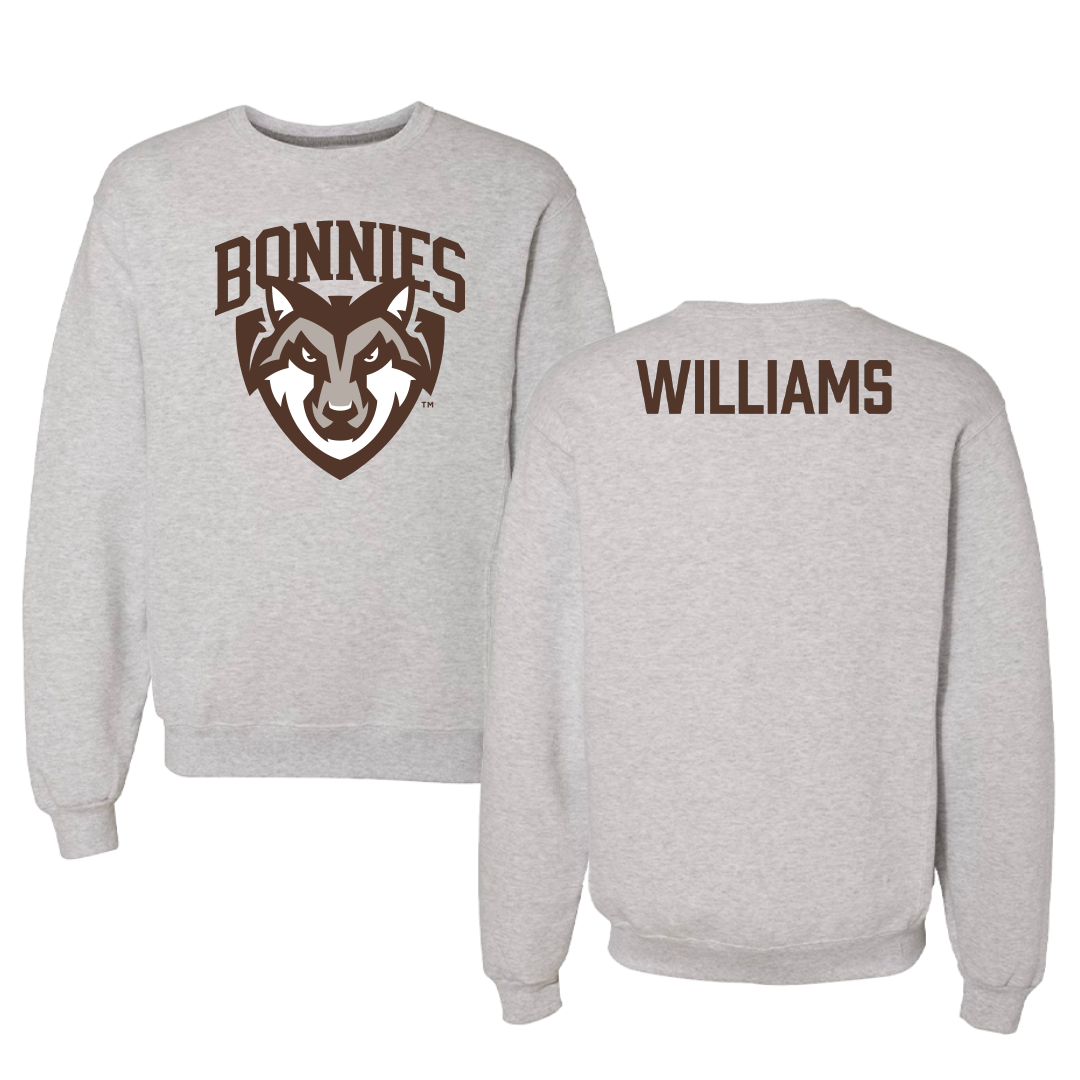 St. Bonaventure University Golf Gray Crewneck - Gabe Williams