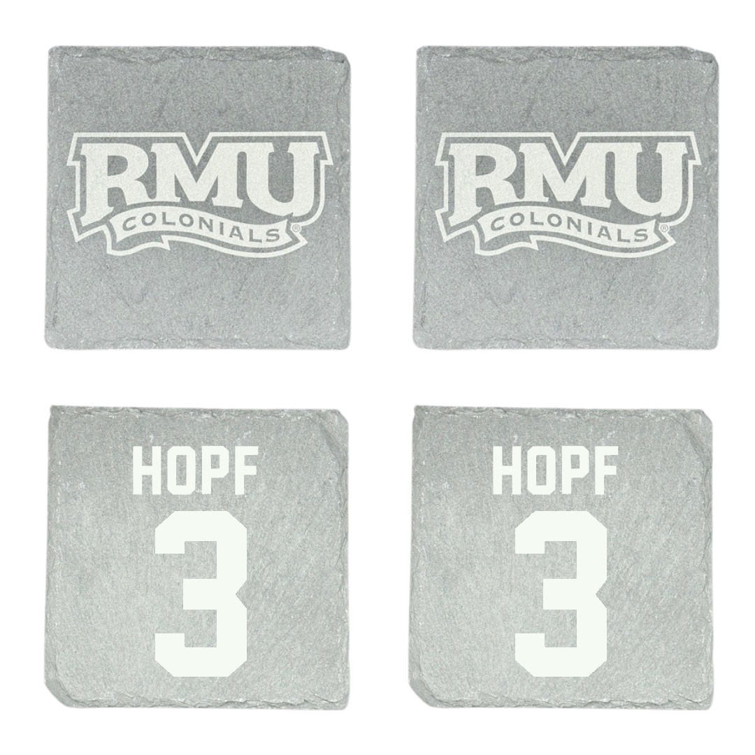 Robert Morris University Softball Stone Coaster (4 Pack)  - #3 Kaylyn Hopf