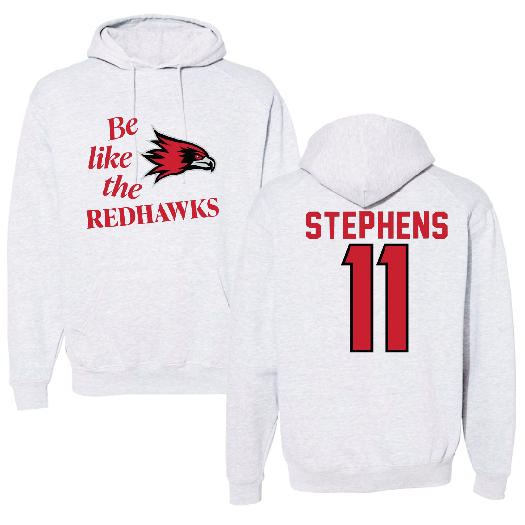 Southeast Missouri State University Basketball Light Gray Be Like Us Hoodie - #11 Abby Stephens