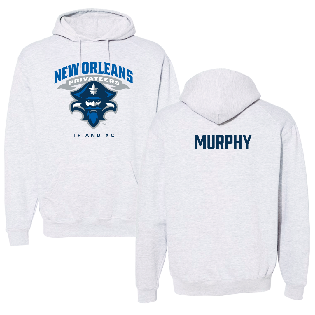 University of New Orleans TF and XC Gray Hoodie - Christopher Murphy