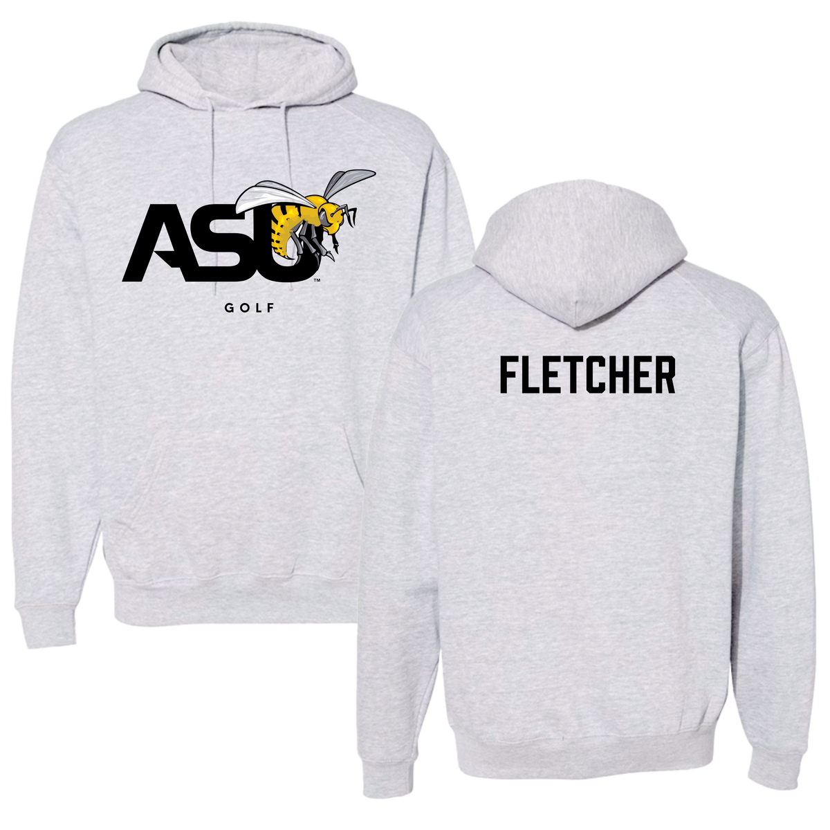 Alabama State University Golf Gray Hoodie - Carmen Fletcher