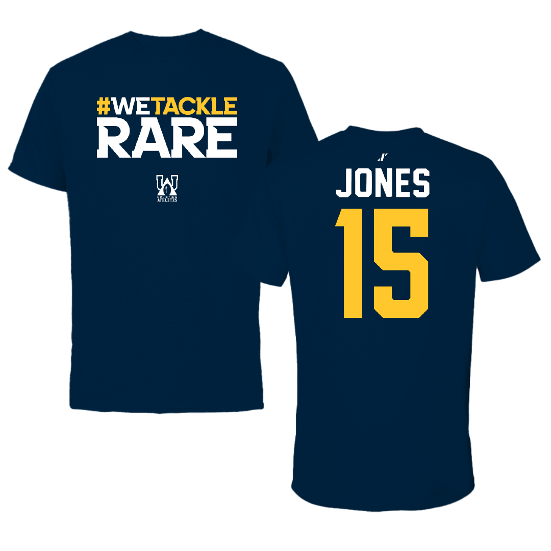 East Tennessee State University Basketball Navy Uplifting Athletes Tee - #15 Jaxson Jones