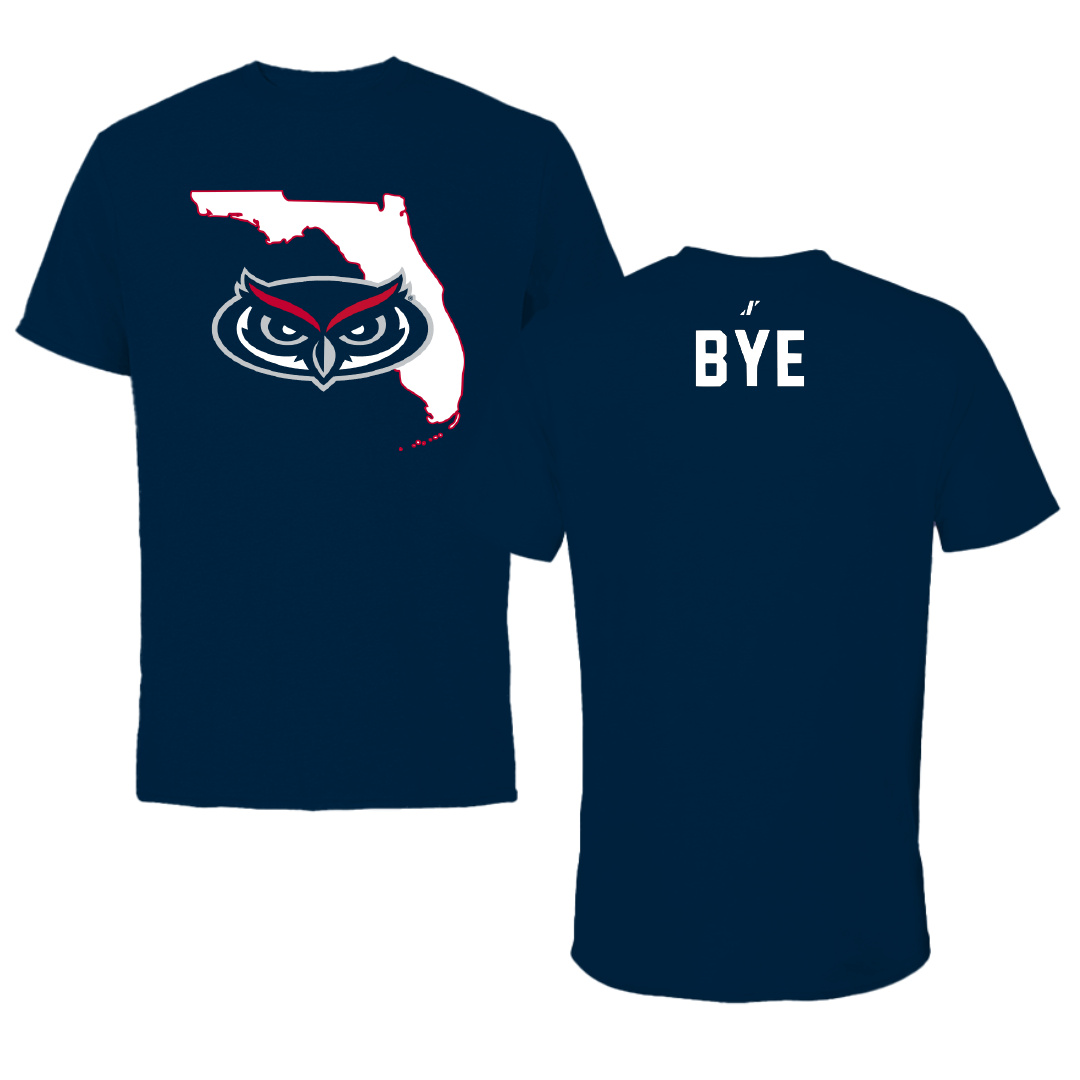 Florida Atlantic University Dance Navy State Tee - Julia Bye