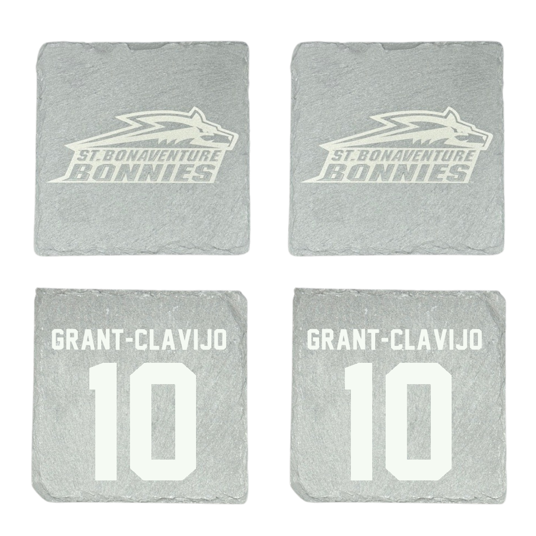 St. Bonaventure University Soccer Stone Coaster (4 Pack)  - #10 Allie Grant-Clavijo