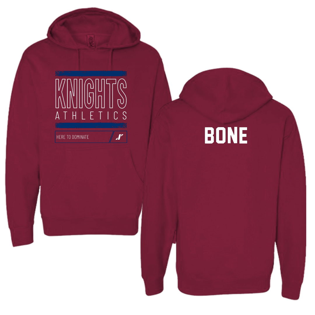 Fairleigh Dickinson University-Metropolitan Campus Fencing Maroon Dominate Hoodie - Emily Bone