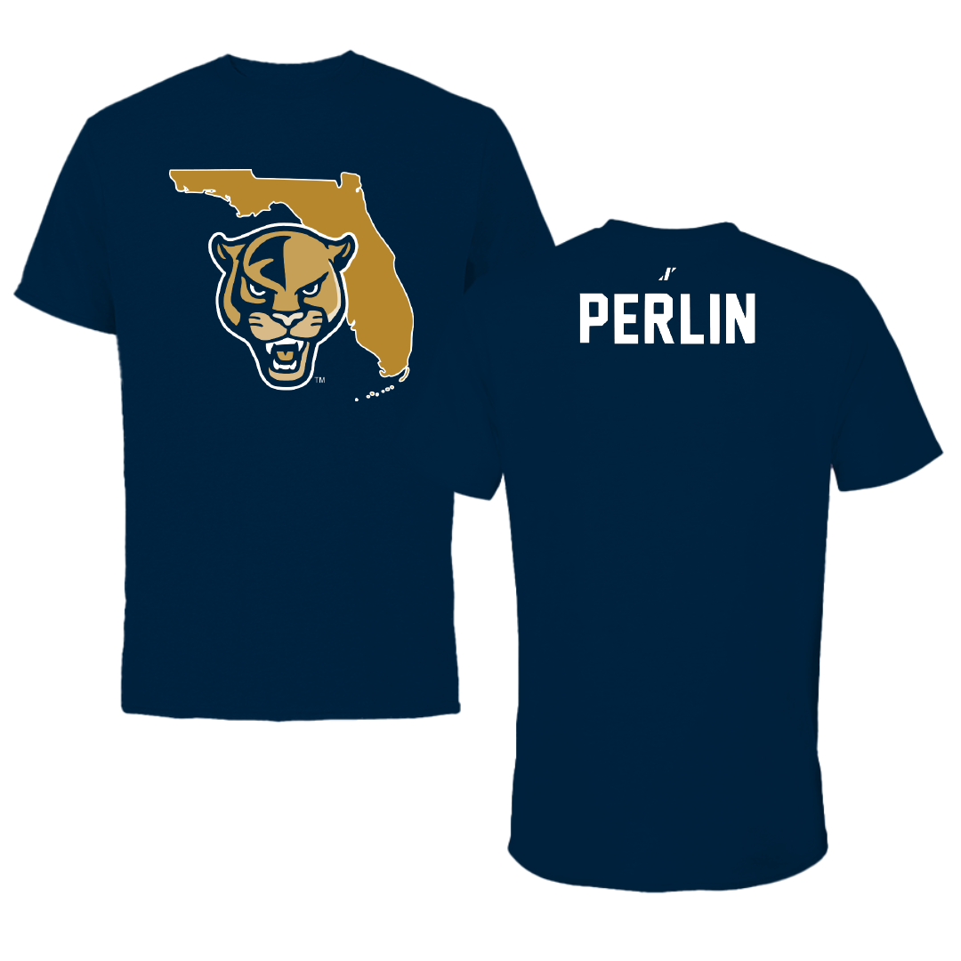 Florida International University TF and XC Navy State Tee - Jeremy Perlin