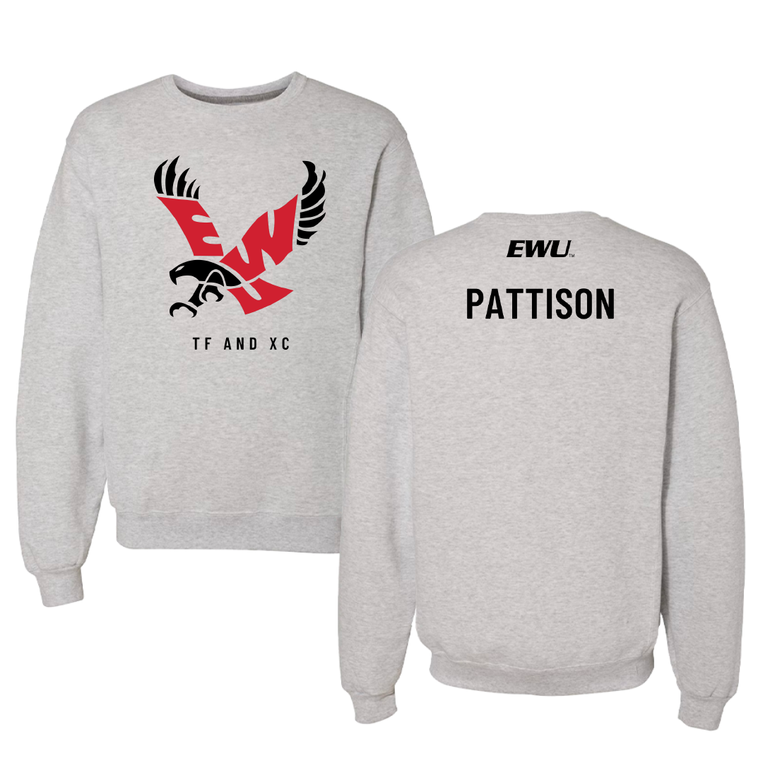 Eastern Washington University TF and XC Gray Crewneck - Chloe Pattison