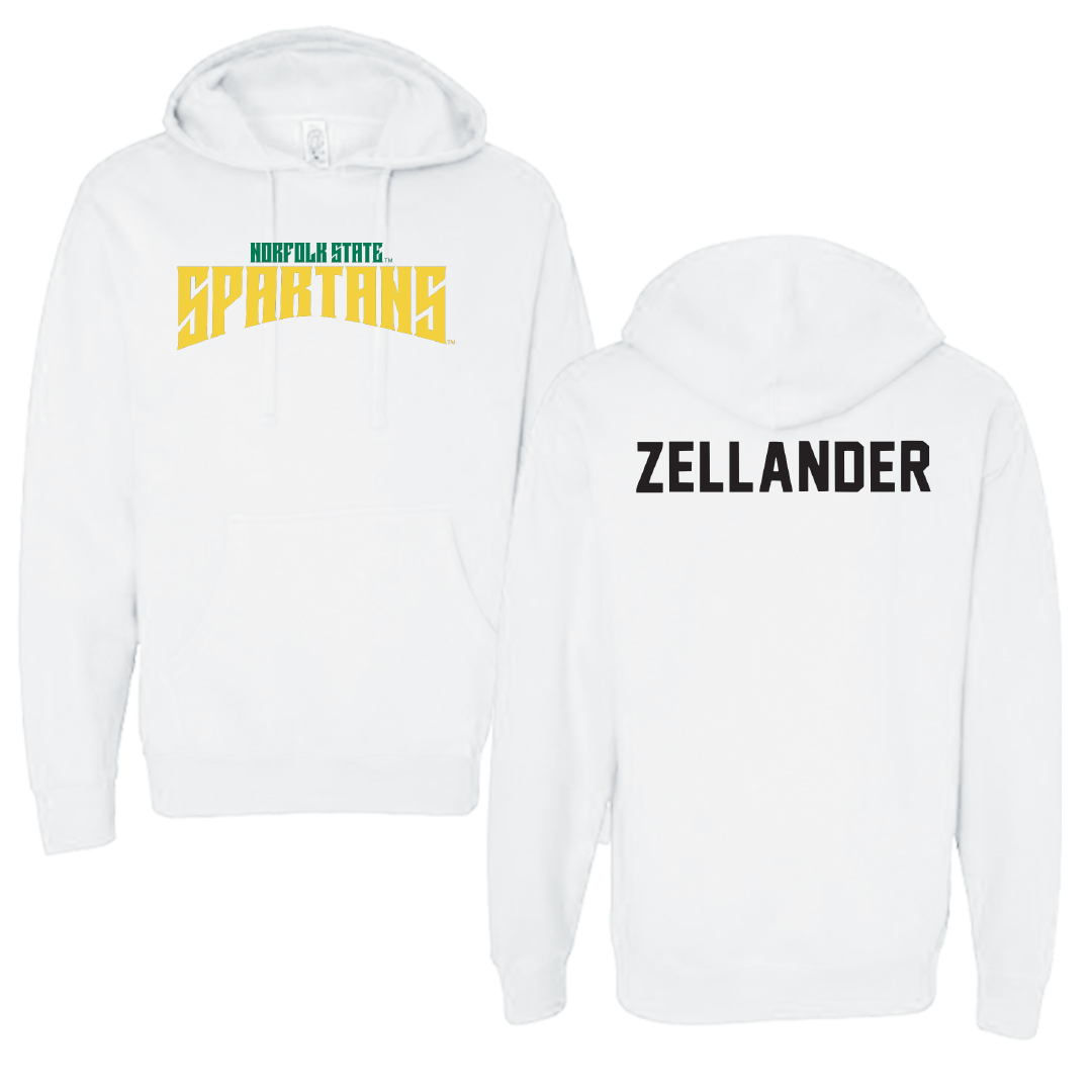 Norfolk State University TF and XC White Classic Hoodie - Jeremiah Zellander