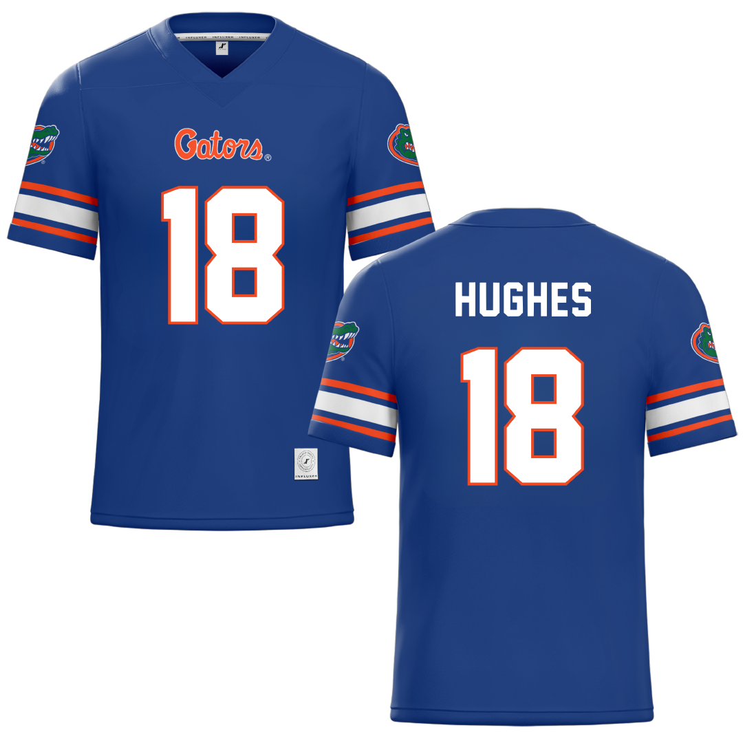 University of Florida Blue Lacrosse Jersey - #18 Samantha Hughes