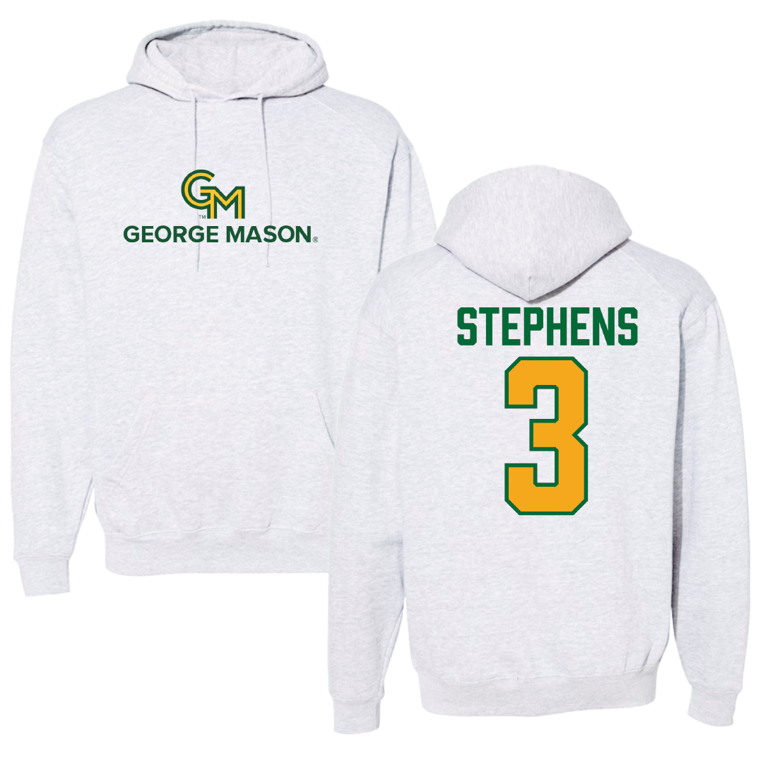 George Mason University Soccer Gray Hoodie - #3 Levi Stephens