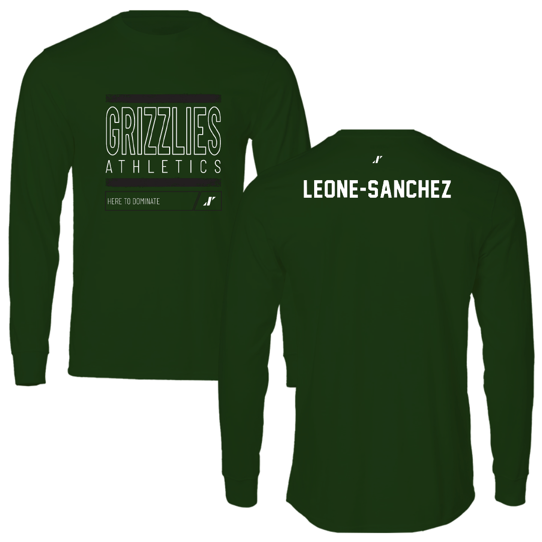 Adams State University Volleyball Forest Green Dominate Long Sleeve - Sierra Leone-Sanchez