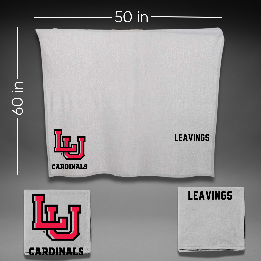 Lamar University Cheer Gray Blanket - Shelby Leavings