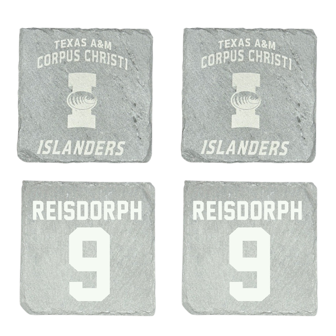 Texas A&M University-Corpus Christi Baseball Stone Coaster (4 Pack)  - #9 Chance Reisdorph