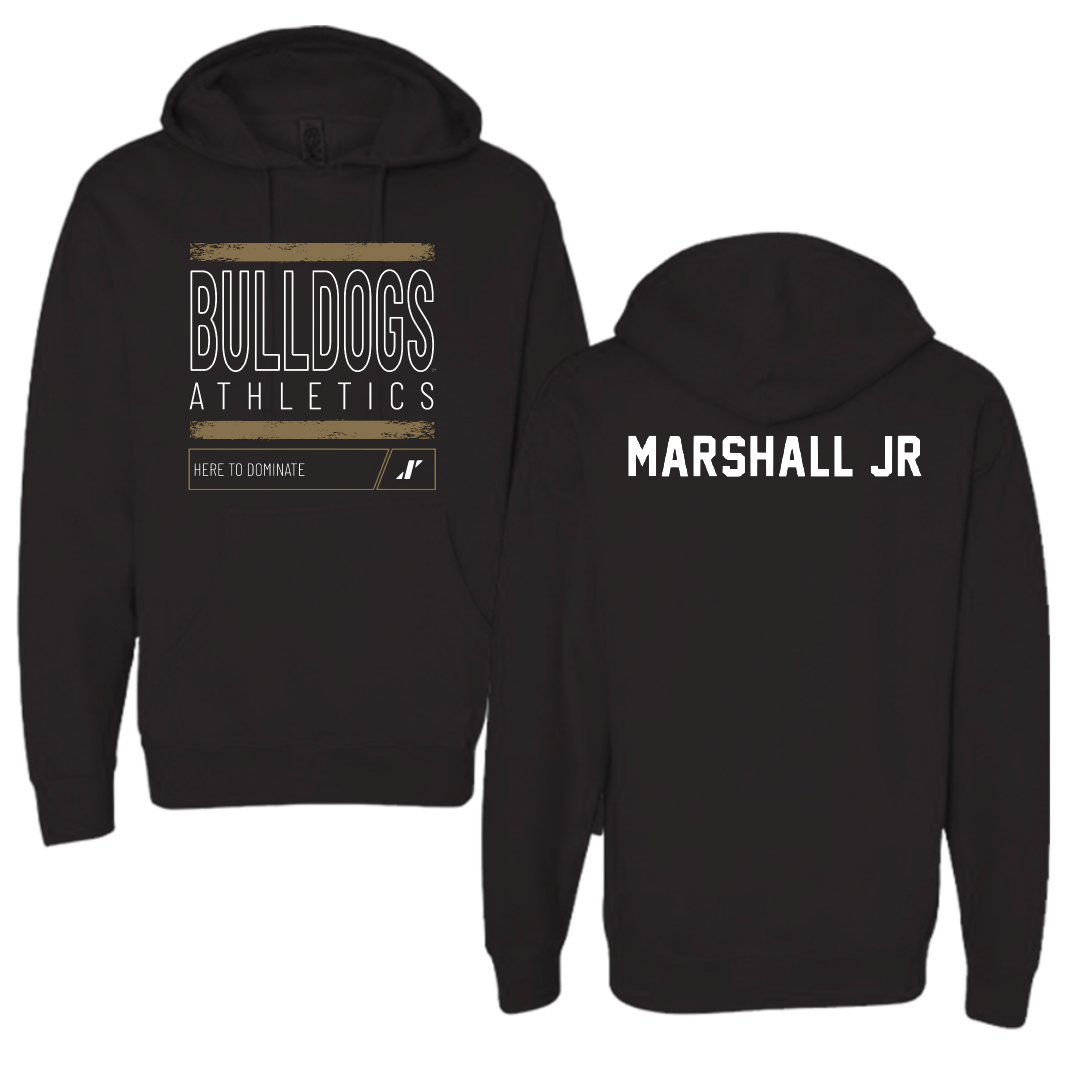 Bryant University TF and XC Black Dominate Hoodie - Mike Marshall Jr