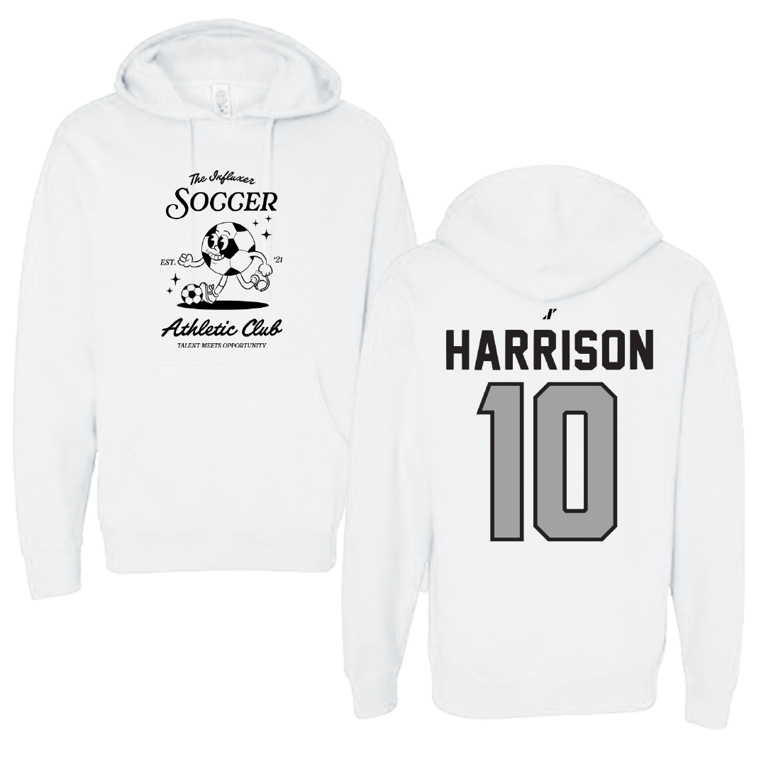 Soccer White Influxer Athletic Club Hoodie - #10 Taylor Harrison