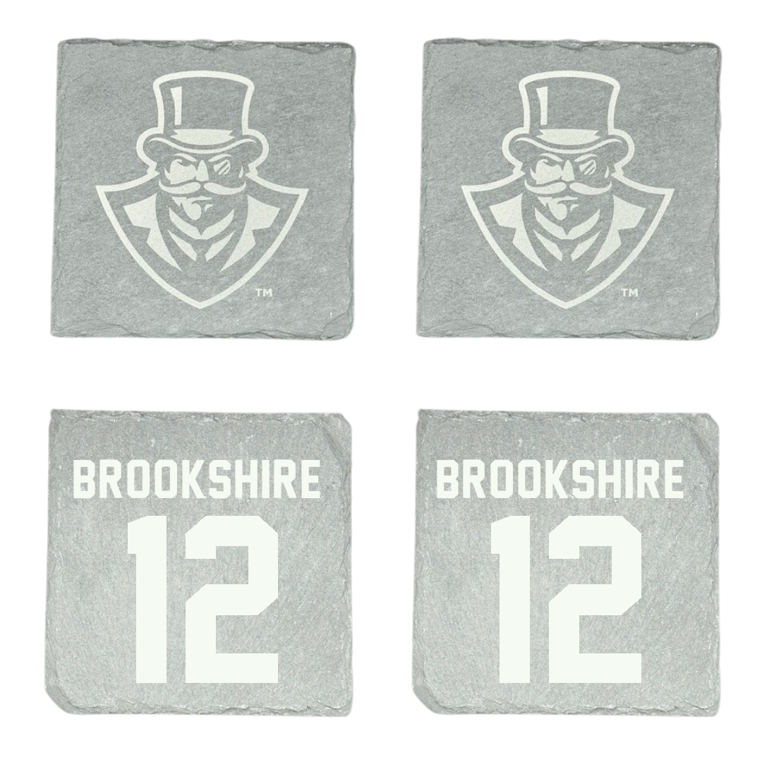 Austin Peay State University Basketball Stone Coaster (4 Pack)  - #12 Anton Brookshire