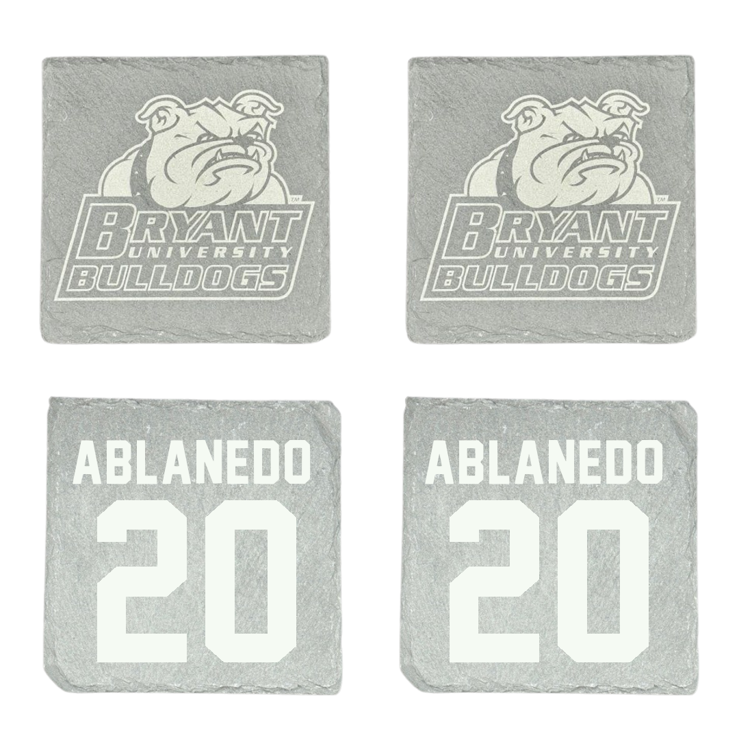 Bryant University Soccer Stone Coaster (4 Pack)  - #20 Pablo Ablanedo