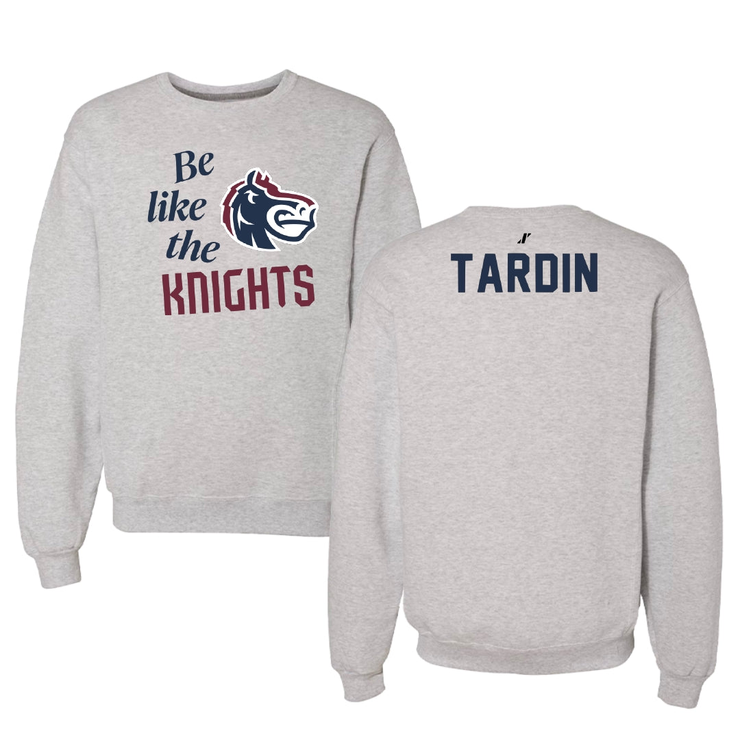 Fairleigh Dickinson University-Metropolitan Campus Tennis Light Gray Be Like Us Crewneck - Fernando Tardin