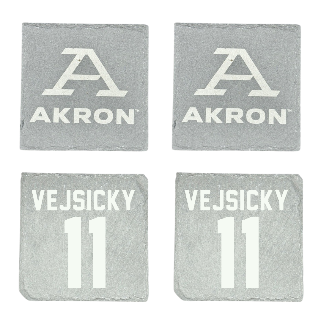 University of Akron Basketball Stone Coaster (4 Pack)  - #11 Maddie Vejsicky