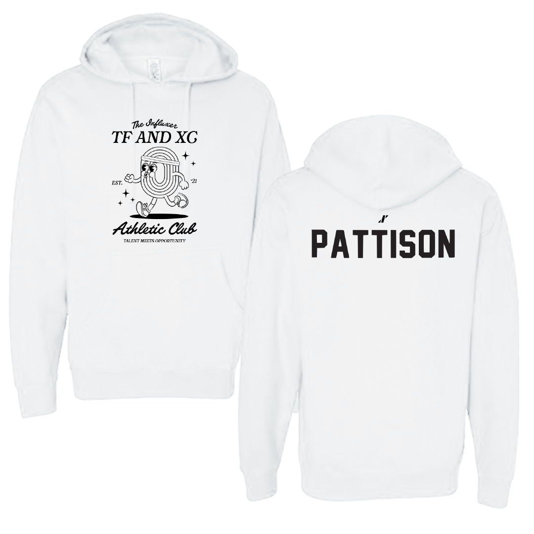 TF and XC White Influxer Athletic Club Hoodie - Chloe Pattison