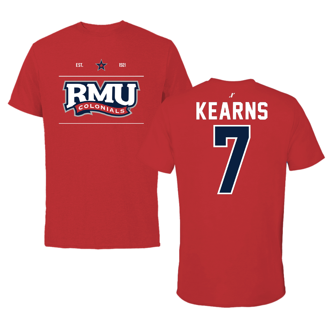 Robert Morris University Soccer Red General Performance Tee - #7 Malia Kearns