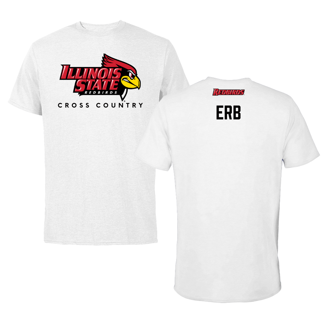 Illinois State University Cross Country White Performance Tee - Grace Erb
