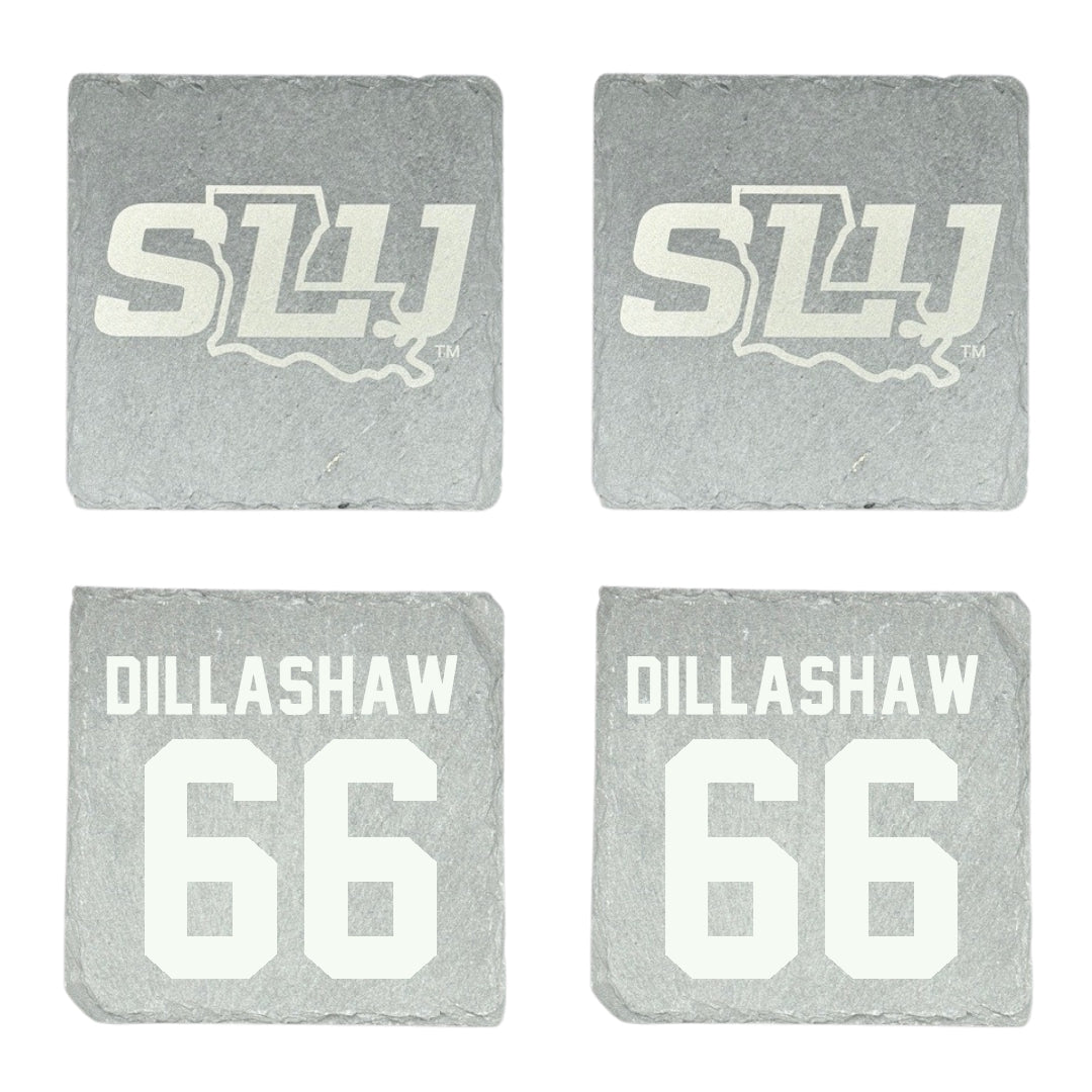 Southeastern Louisiana University Football Stone Coaster (4 Pack)  - #66 Carson Dillashaw