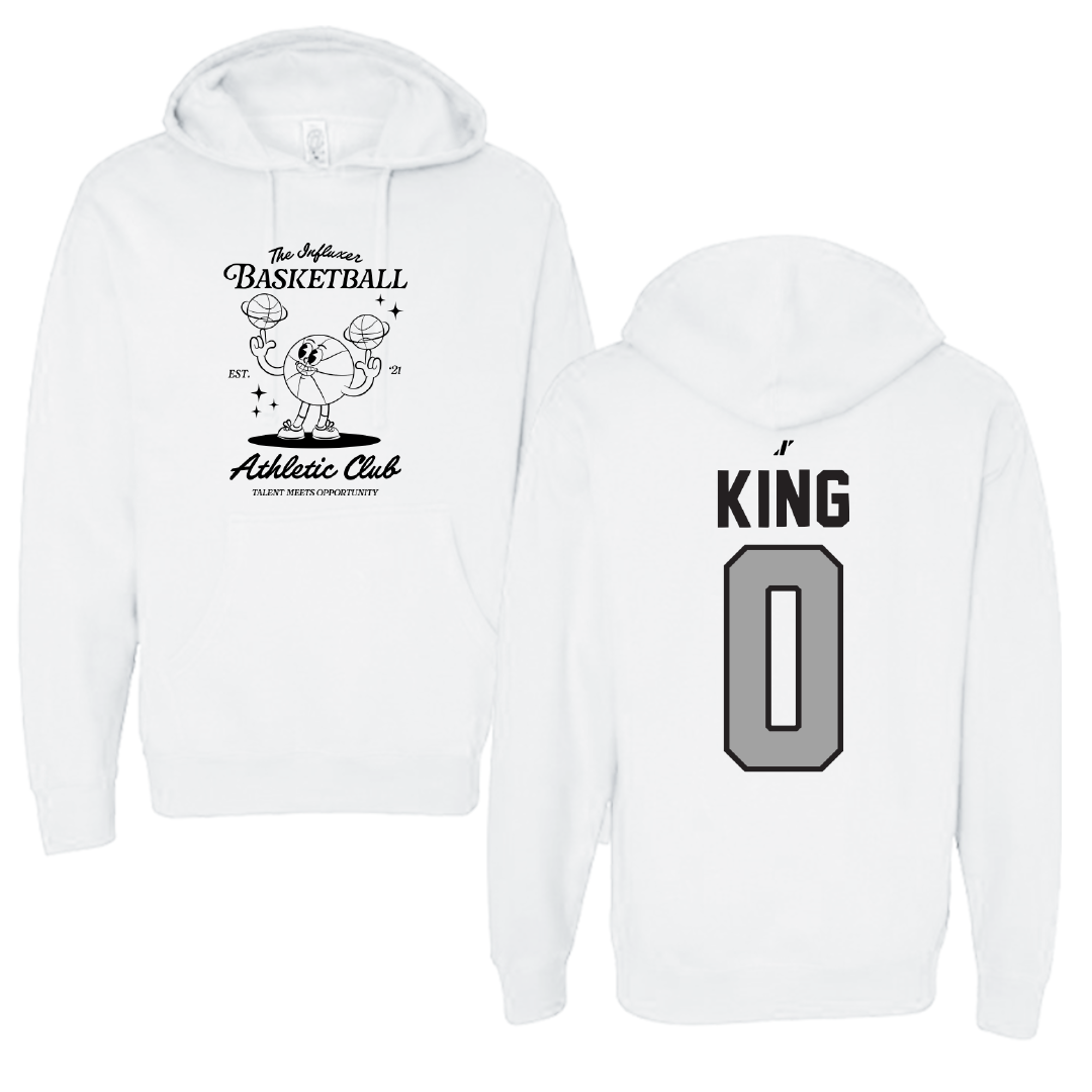 Basketball White Influxer Athletic Club Hoodie - #0 Clarence King
