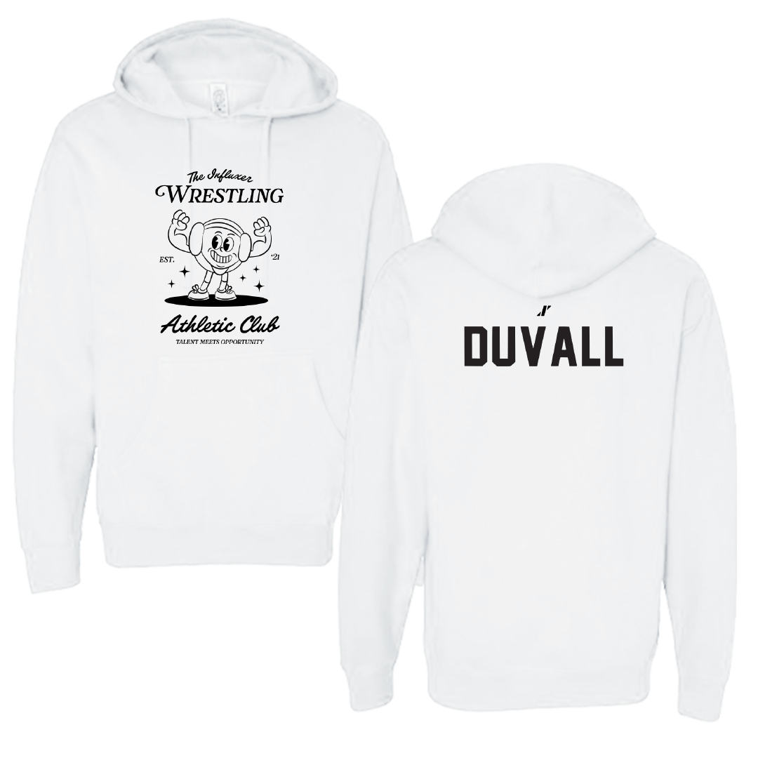 Wrestling White Influxer Athletic Club Hoodie - Malachi DuVall