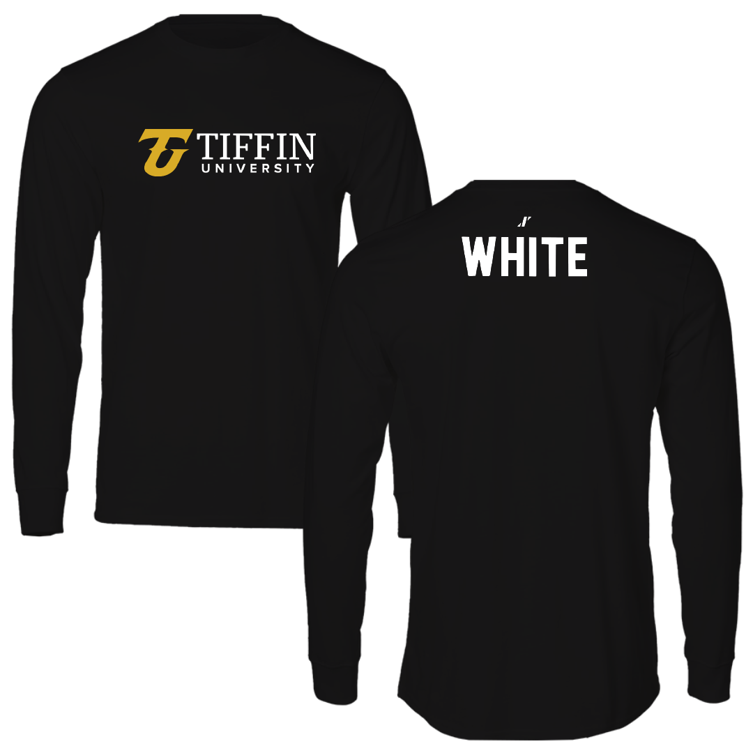 Tiffin University TF and XC Black Long Sleeve - Jaylen White